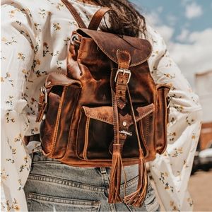 Freebird Brett Backpack- Cognac